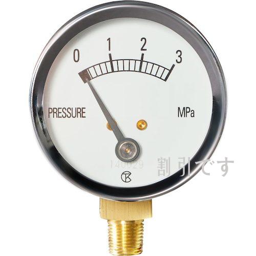 高島　リンク式ギアレス圧力計（Ａ枠立型・φ５０）圧力レンジ０．０～４ＭＰａ　Ｒ１／８　