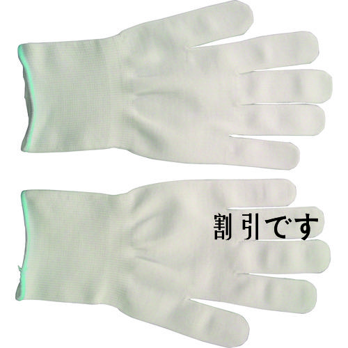 福徳　＃２９０Ｍ－５Ｐ　薄手ポリエステル下履き手袋５双組Ｍ　